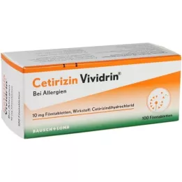 CETIRIZIN Vividrin 10 mg film-coated tablets, 100 pcs