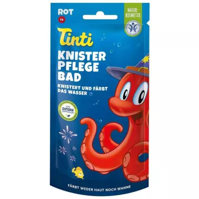 Tinti Knister care bath red counter display, 50 g Tinti Knister care bath red counter display, 50 g