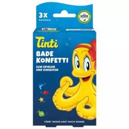TINTI Bath confetti 3-pack, 3X6 g