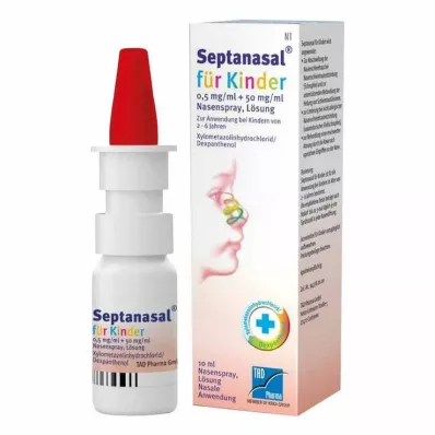 Septanasal® for children 0.5 mg/ml+50 mg/ml nasal spray, 10 ml Septanasal® for children 0.5 mg/ml+50 mg/ml nasal spray, 10 ml