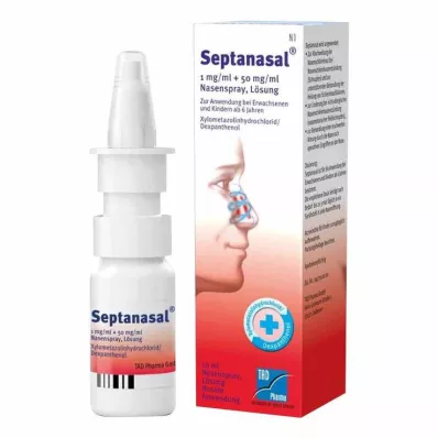 Septanasal® 1 mg/ml+50 mg/ml nasal spray, 10 ml Septanasal® 1 mg/ml+50 mg/ml nasal spray, 10 ml