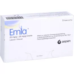 EMLA 25 mg/g + 25 mg/g Cream + 12 Tegaderm Pl., 5X5 g
