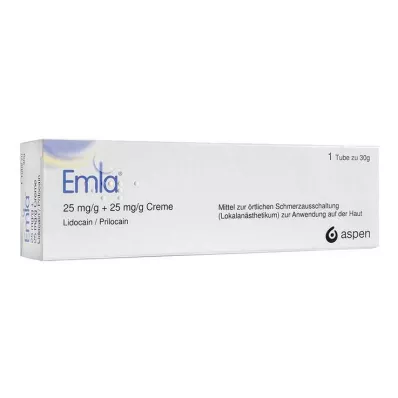 EMLA 25 mg/g + 25 mg/g cream, 30 g