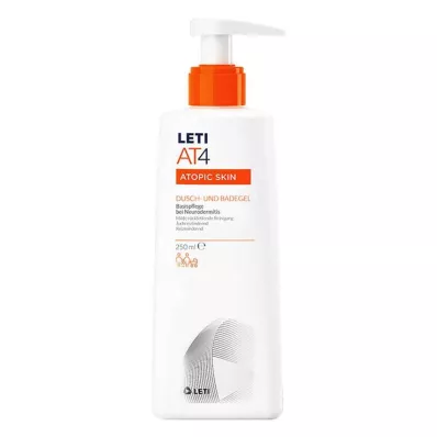 LETI AT4 Shower and Bath Gel, 250 ml