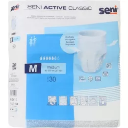 SENI Active Classic Incontinence Briefs Disposable M, 30 pcs