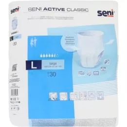 SENI Active Classic Incontinence Briefs Disposable L, 30 pcs