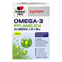 DOPPELHERZ Omega-3 vegetable system capsules, 60 pcs