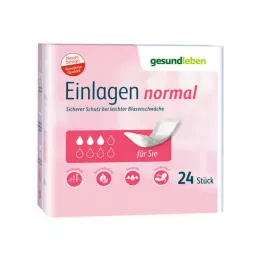 GESUND LEBEN Normal inserts, 24 pcs