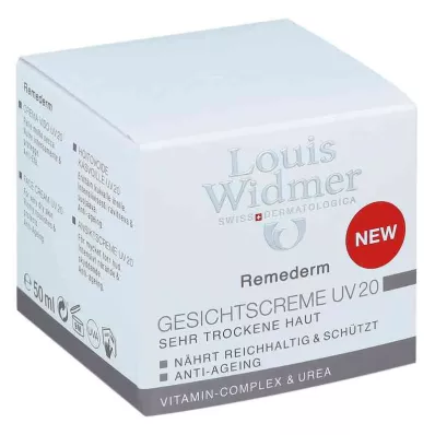 WIDMER Remederm face cream UV 20 lightly perfumed, 50 ml WIDMER Remederm face cream UV 20 lightly perfumed, 50 ml