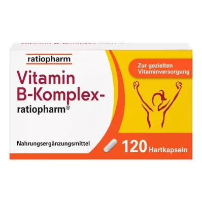 VITAMIN B-KOMPLEX-ratiopharm capsules, 120 pcs VITAMIN B-KOMPLEX-ratiopharm capsules, 120 pcs