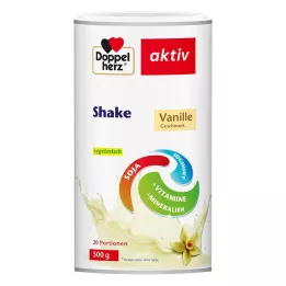 DOPPELHERZ Weight loss shake vanilla powder, 500 g