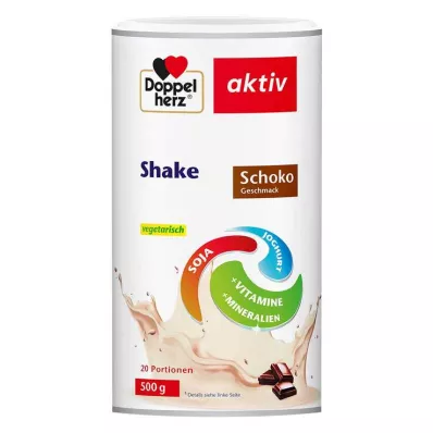 DOPPELHERZ Weight loss shake chocolate powder, 500 g