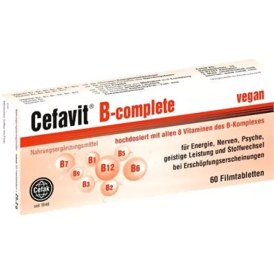 CEFAVIT B-complete film-coated tablets, 60 pcs