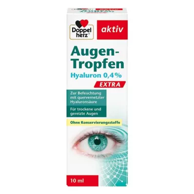 Doppelherz Eye Drops Hyaluronic 0.4% Extra, 10 ml