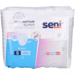 SENI Active Super Incontinence Brief Disposable S, 10 pcs