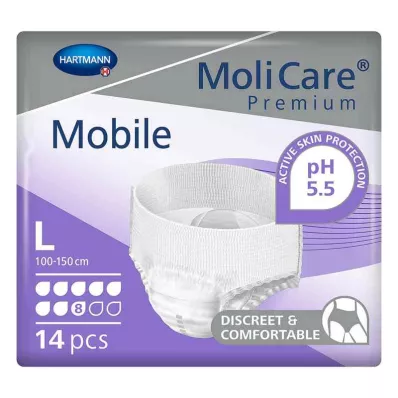 Molicare Premium Mobile 8 drops size l (14 pieces) Molicare Premium Mobile 8 drops size l (14 pieces)