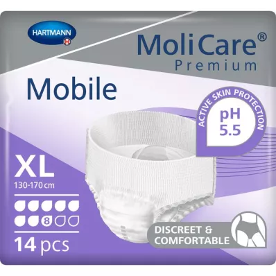 MOLICARE Premium Mobile 8 drops size XL, 14 pcs