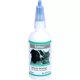 EPIBAC alkaline ear cleaner for dogs/cats, 100 ml