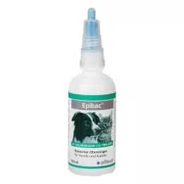 EPIBAC alkaline ear cleaner for dogs/cats, 100 ml