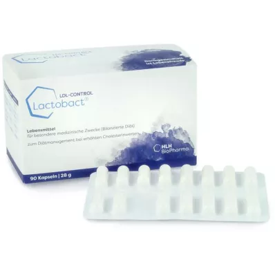 LACTOBACT LDL-Control enteric-coated capsules, 90 pcs