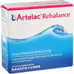 ARTELAC Rebalance eye drops, 3X10 ml