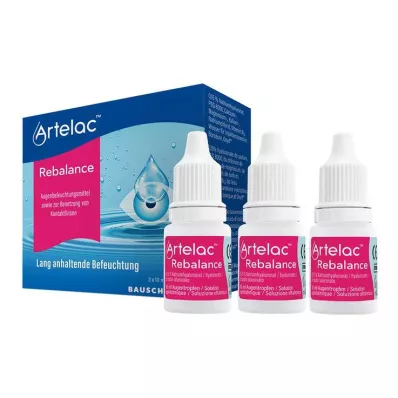 ARTELAC Rebalance eye drops, 3X10 ml