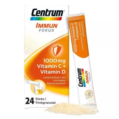 CENTRUM Focus Immune 1000 mg Vitamin C+D Sticks, 24 pcs CENTRUM Focus Immune 1000 mg Vitamin C+D Sticks, 24 pcs