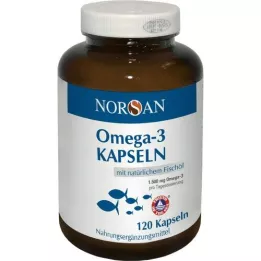 NORSAN Omega-3 Capsules, 120 Capsules