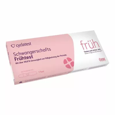 CYCLOTEST Early pregnancy test 10 mlU/ml urine, 1 pc CYCLOTEST Early pregnancy test 10 mlU/ml urine, 1 pc