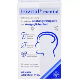 TRIVITAL mental capsules, 28 pcs