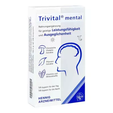 TRIVITAL mental capsules, 28 pcs