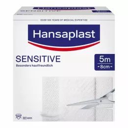 HANSAPLAST Sensitive plaster 8 cmx5 m roll, 1 pc