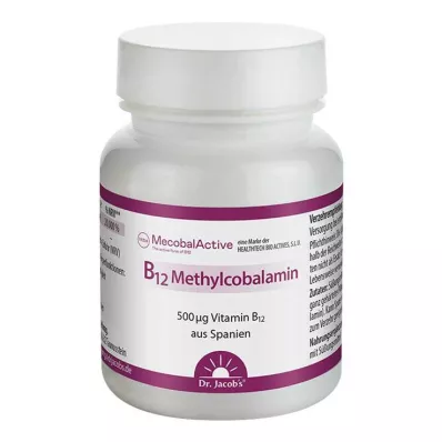 B12 METHYLCOBALAMIN Dr.Jacobs lozenges, 60 pcs B12 METHYLCOBALAMIN Dr.Jacobs lozenges, 60 pcs