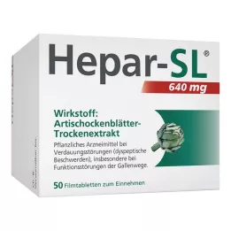 Hepar-SL® 640 mg film-coated tablets, 50 pcs