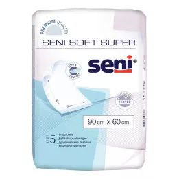 SENI Soft Super bed protection pad 90x60 cm, 5 pcs