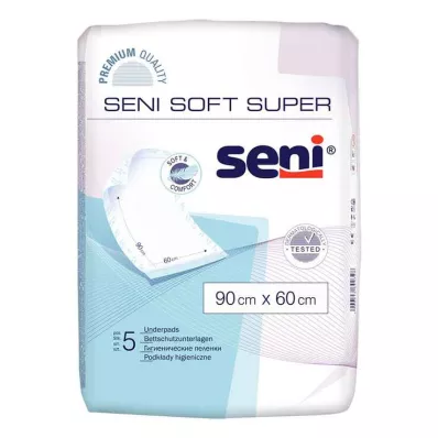 SENI Soft Super bed protection pad 90x60 cm, 5 pcs SENI Soft Super bed protection pad 90x60 cm, 5 pcs