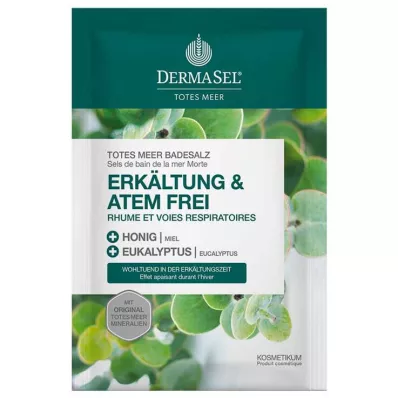 Dermasel Dead Sea Bath Salt Cold & Breath Free, 80 g Dermasel Dead Sea Bath Salt Cold & Breath Free, 80 g
