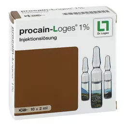 PROCAIN-Loges 1% Solution for Injection Ampoules, 10X2 ml