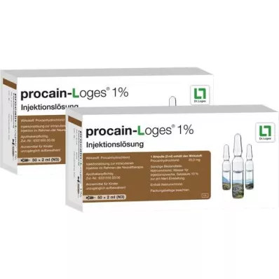 PROCAIN-Loges 1% Solution for Injection Ampoules, 100X2 ml