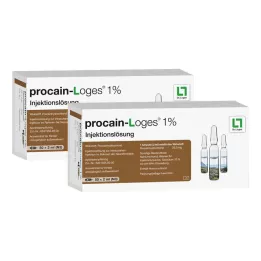 Procain-Loges 1% Solution for Injection, Ampoules, 100 x 2 ml