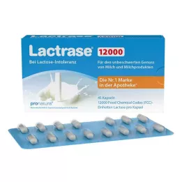 LACTRASE 12,000 FCC capsules, 45 pcs