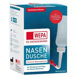 WEPA Nasal douche with 10x2.95 g nasal rinsing salt, 1 p