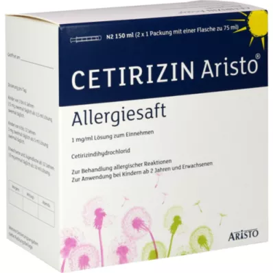 CETIRIZIN Aristo Allergy Juice 1 mg/ml Oral Solution, 150 ml