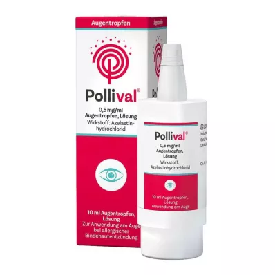 Pollival eye drops with azelastine, 10 ml Pollival eye drops with azelastine, 10 ml