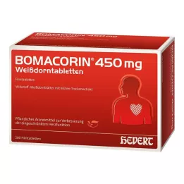 BOMACORIN 450 mg Hawthorn Tablets, 200 pcs