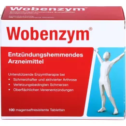 WOBENZYM enteric-coated tablets, 100 pcs