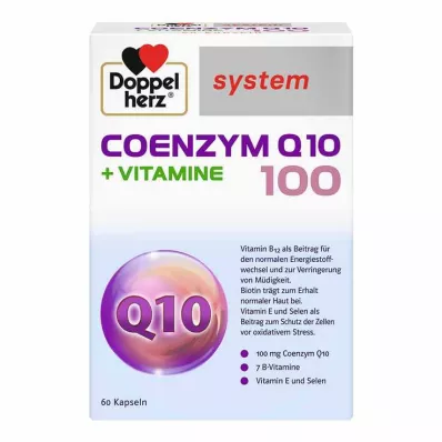 Doppelherz system Coenzyme Q10 100 + vitamins capsules, 60 pieces