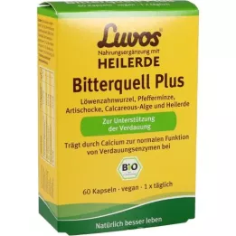 LUVOS Healing Earth Organic Bitter Quell Plus Capsules, 60 Capsules