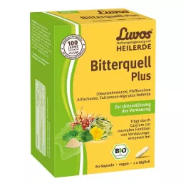 LUVOS Healing Earth Organic Bitter Quell Plus Capsules, 60 Capsules