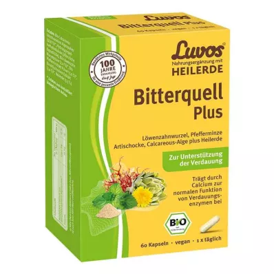 LUVOS Healing Earth Organic Bitter Quell Plus Capsules, 60 Capsules LUVOS Healing Earth Organic Bitter Quell Plus Capsules, 60 Capsules